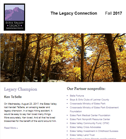 Fall 2017 eNewsletter